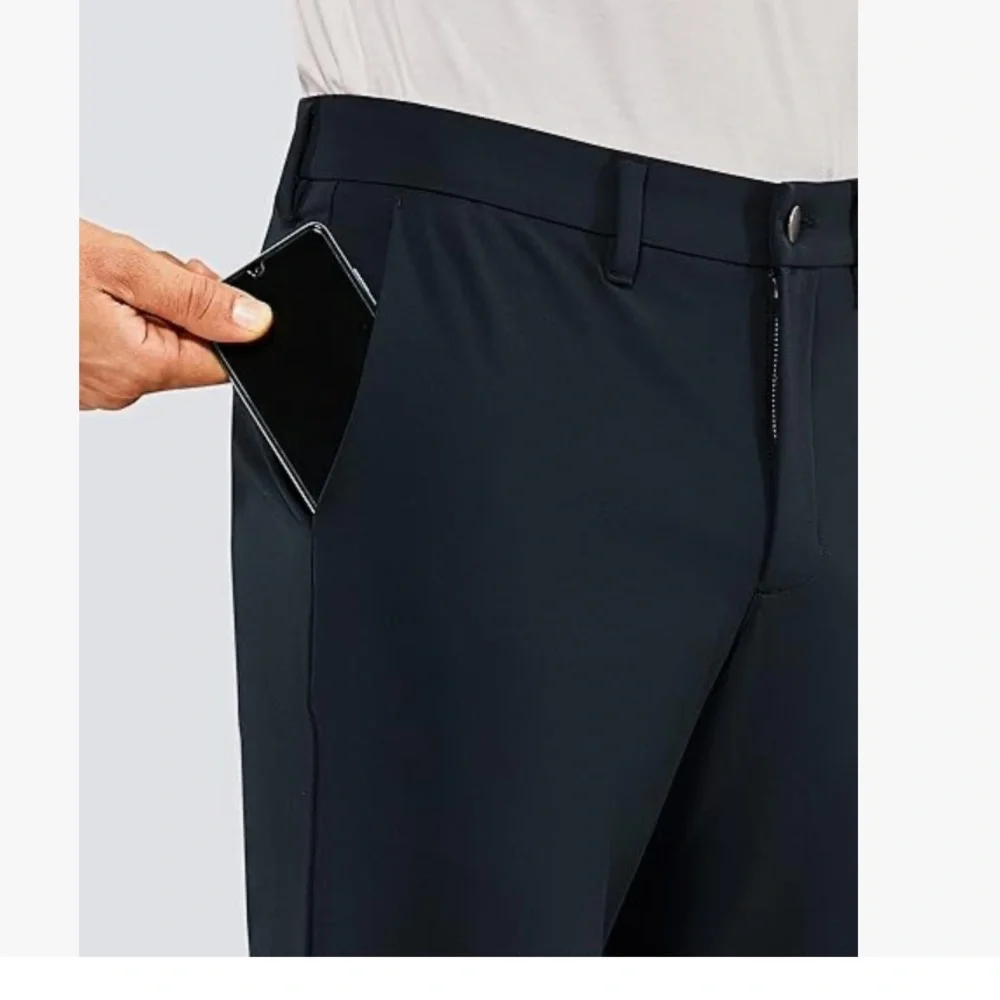 CRZ Yoga stretch golf navy blue pants size 36